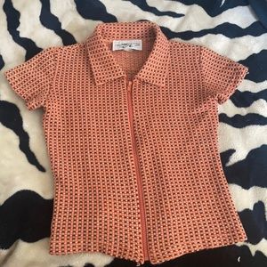 Vintage ‘explorations’ zip up